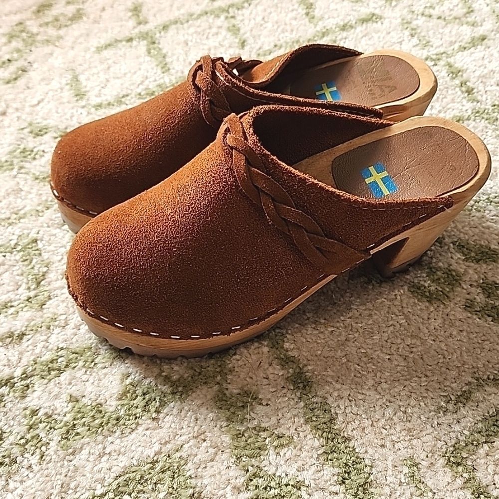 Free People MIA Phoebe Suede Clog 36